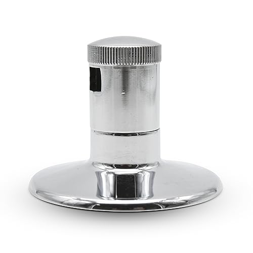 DOJA Barcelona | Unterputzventil | 1er Pack | Wasserhahnabdeckung | Ø69x59mm | Messing poliert verchromt | Verdeckter Griff und Abdeckung | für Pool-Dusche, Einbau-Armaturengarnitur, Wand-Armaturen von DOJA Barcelona