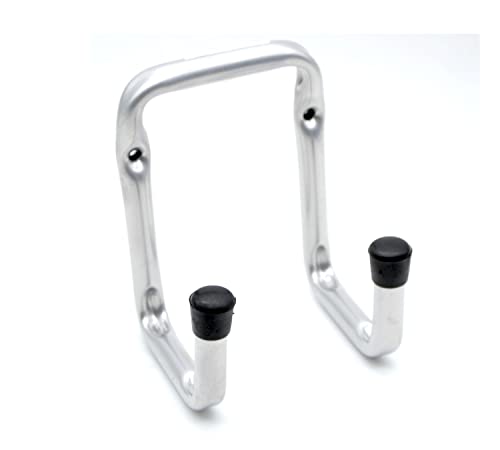 DOJA Barcelona | Wandhaken Garage U-Form | 2 Doppel Schwerlasthaken | Geratehaken |120 x 80 x 50 mm | Verzinkter Stahl | Leiterhaken| Schlauchhalter, Klappstuhl, Fahrradhalter, Werkzeugaufhangung DOJA Barcelona | Wandhaken Garage U-Form | 2 Doppel Schwerlasthaken | Geratehaken |120 x 80 x 50 mm | Verzinkter Stahl | Leiterhaken| Schlauchhalter, Klappstuhl, Fahrradhalter, Werkzeugaufhangung von DOJA Barcelona
