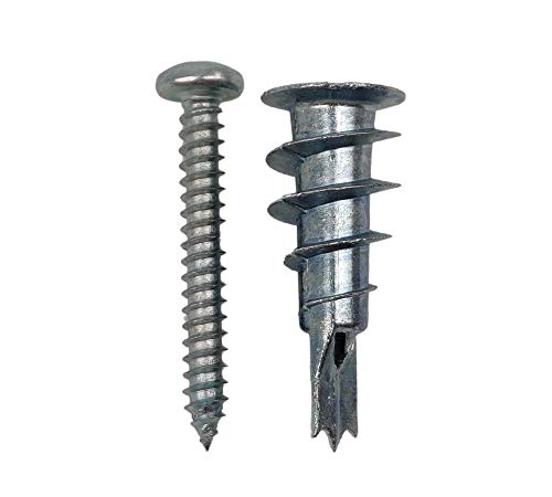 DOJA INDUSTRIAL | Gipskartondübel Metall | Duebel Größe: 42x32mm | PACK 25 | Selbstschneidende Schrauben + Rigipsdübel | Trockenbau Schraube | Dübel Gipskarton | Hohlraumduebel | Trockenbaudübel DOJA INDUSTRIAL | Gipskartondübel Metall | Duebel Größe: 42x32mm | PACK 25 | Selbstschneidende Schrauben + Rigipsdübel | Trockenbau Schraube | Dübel Gipskarton | Hohlraumduebel | Trockenbaudübel von DOJA Barcelona