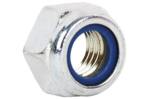 DOJA INDUSTRIAL | Selbstsichernde Muttern | M6 | 50 Stück | Verzinkter Stahl | Sechskant-Sicherungsmuttern | Mutter Sortiment Set | Sechskantmutter mit Nylon | Selbstsichernd Kontermutter DOJA INDUSTRIAL | Selbstsichernde Muttern | M6 | 50 Stück | Verzinkter Stahl | Sechskant-Sicherungsmuttern | Mutter Sortiment Set | Sechskantmutter mit Nylon | Selbstsichernd Kontermutter von DOJA Barcelona