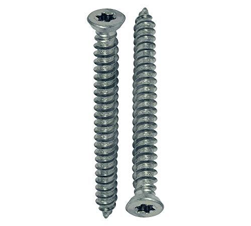 DOJA Industrial | Betonschrauben Torx 7,5mm X 72mm | PACK 25 | Rundkopf Spanplattenschrauben Schraube-Anker | Stahl Verzinkt Flachkopf Universalschrauben | Senkkopfschrauben/Holzschrauben Torx von DOJA Barcelona