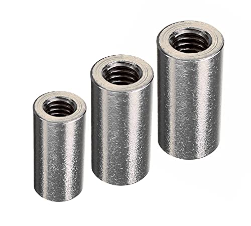 DOJA Industrial | GEWINDEMUFFE M8 | PACK 10 | Gewindemuffen für Einschraubmutter Gewindefitting | Muffe innengewinde Gewindestange | Verbindungsmutter für Doppelmuffe Langmuttern Distanzbolzen DOJA Industrial | GEWINDEMUFFE M8 | PACK 10 | Gewindemuffen für Einschraubmutter Gewindefitting | Muffe innengewinde Gewindestange | Verbindungsmutter für Doppelmuffe Langmuttern Distanzbolzen von DOJA Barcelona