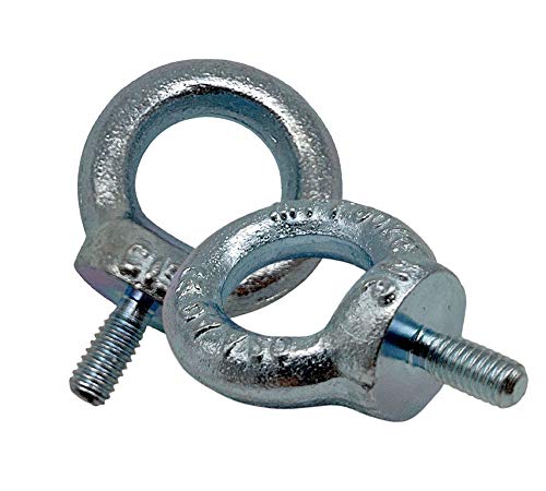 DOJA Industrial | M6 Augenschraube Männlich | PACK 12 | Verzinkter Stahl Ringschraube mit Gewinde | Oesenschraube Ringbolzen |Ringöse Lifting Eye Augenbolzen | Holzgewinde Oese Lug Hebe Schrauben DOJA Industrial | M6 Augenschraube Männlich | PACK 12 | Verzinkter Stahl Ringschraube mit Gewinde | Oesenschraube Ringbolzen |Ringöse Lifting Eye Augenbolzen | Holzgewinde Oese Lug Hebe Schrauben von DOJA Barcelona