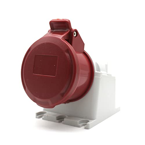 DOJA Industrial | Steckdose Cee Adapter 380 - IP44 | 16A 3P + N + T 5-Poliger Einphasen-Industrie Stromadapter | Strom Schuko Stecker Kupplung | Stromkabel Stecker | Wohnwagen Camping Kabel DOJA Industrial | Steckdose Cee Adapter 380 - IP44 | 16A 3P + N + T 5-Poliger Einphasen-Industrie Stromadapter | Strom Schuko Stecker Kupplung | Stromkabel Stecker | Wohnwagen Camping Kabel von DOJA Barcelona