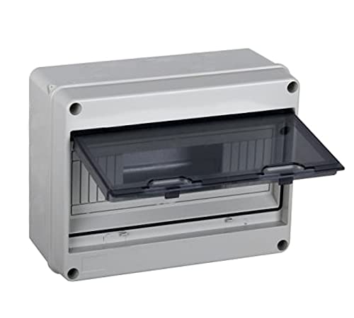 DOJA Industrie | Aufputz Verteilerkasten Feuchtraum 162x202x98 | Verteilerdose Sicherungskasten Aufputz | Abzweigdose Wasserdicht | Wasserdichte Gehäuse als Kabelverbinder Box, Kabelbox Wasserdicht von DOJA Barcelona