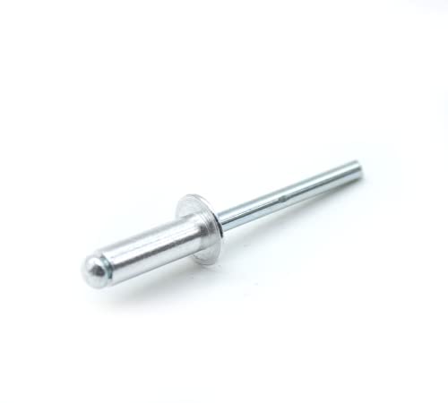 DOJA Industrial | Alu Blindnieten | 4x12mm | PACK 100 | Popnieten zum Verbinden aller Arten von Dünnen Werkstoffen für Pneumatische/Manuelle Nieten - Maschinen | Nietenzange Set | Blindniete von DOJA
