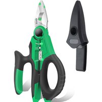DOLASO Kabel- und Drahtschneiderzange, 1,5–4 mm² Drahtschneider, Schneidklemmen-Crimpwerkzeuge zum Abisolieren von Drähten, Elektrikerschere aus von DOLASO