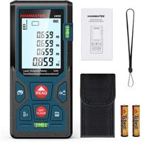 Dolaso - Digitaler Laser-Entfernungsmesser, LM50 50 m, digitaler Laser-Entfernungsmesser, Längen-/Fläche-/Volumen-/Pythagoras-Theorem-Messung mit Dolaso - Digitaler Laser-Entfernungsmesser, LM50 50 m, digitaler Laser-Entfernungsmesser, Längen-/Fläche-/Volumen-/Pythagoras-Theorem-Messung mit von DOLASO