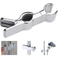 Dolaso - Handbrausehalterung, Duschkopfhalterung, Duschstange, Handbrausehalterung ohne Bohren, 45° verstellbare Handbrauseklemme von DOLASO