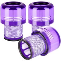 FlkwoH 3er-Pack Ersatzfilter für Dyson waschbar V11 V15 SV14 Cyclone Animal Absolute Staubsauger, völlig sauberer Staubsauger, ersetzt DY-970013-02 von DOLASO