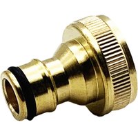 Messing-Schlauchverbinder, 3/4 Innengewinde, Schnellverbindungsadapter für Küchenarmaturen und Gartenschläuche Messing-Schlauchverbinder, 3/4 Innengewinde, Schnellverbindungsadapter für Küchenarmaturen und Gartenschläuche von DOLASO