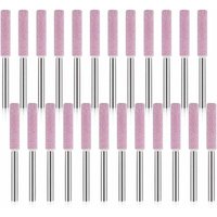 Packung mit 24 Kettensägen-Schärfsteinen, Kettensägenschärfer, Polier- und Schleifwerkzeug, 3 x 4,8 mm von DOLASO