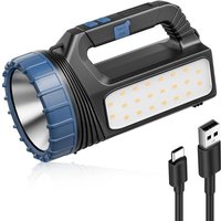 Dolaso - Solar-Taschenlampen, Solar-Taschenlampen für 8000 Lumen, Multifunktions-LED-Taschenlampe mit Notfall-Blitzlicht, led mit hoher Helligkeit, von DOLASO