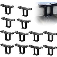 Dolaso - Solarpanel-Entwässerungsklammern, Photovoltaik-Panel-Schlamm-Abflussklammer, PV-Modul-Reinigungsklammern für die Wasserableitung, 35 mm, 12 von DOLASO