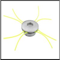 Universal-Freischneiderkopf, 4-Draht-Freischneiderkopf, Aluminium-Freischneider-Drahtkopf-Freischneider-Zubehör für Rasenmäher, 72 x 44,5 mm von DOLASO