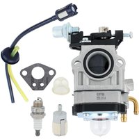 Vergaser für Freischneider 52 cc 49 cc 43 cc, Kit mit Dichtung, Einlass 15 mm, 2-Takt-Freischneider, Vergaser, Ersatz-Heckenschere für CG430 CG520 von DOLASO