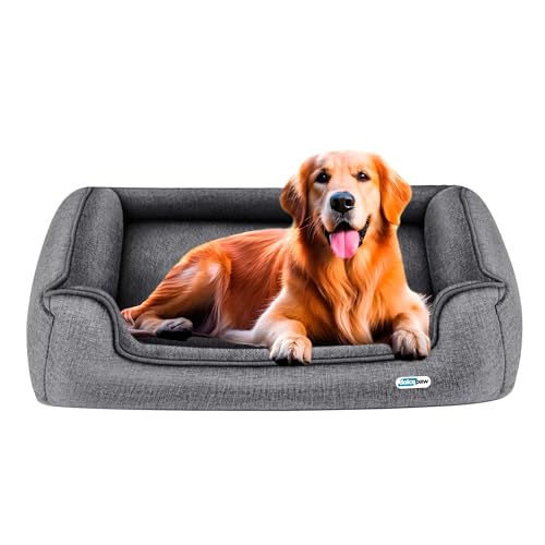 DOLCEPAW Hundebett, Hundesofa für Kleine Hunde, Hundekorb mit abnehmbarem und Washbarem Bezug, Hundekissen mit Anti-Rutsch Boden, Haustierbett für Hunde und Katzen - 90 x 75 x 25 cm DOLCEPAW Hundebett, Hundesofa für Kleine Hunde, Hundekorb mit abnehmbarem und Washbarem Bezug, Hundekissen mit Anti-Rutsch Boden, Haustierbett für Hunde und Katzen - 90 x 75 x 25 cm von DOLCEPAW