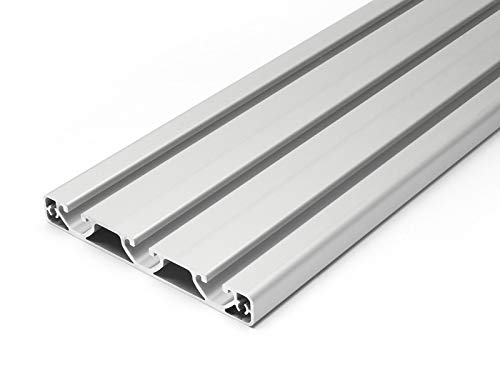 Aluminiumprofil 16x120E I-Typ Nut 8 (ultraleicht), silber eloxiert. Aluminium Profil 16x120 Alu Profile 16 x 120 Montage- Systemprofil 1800mm von DOLD Mechatronik