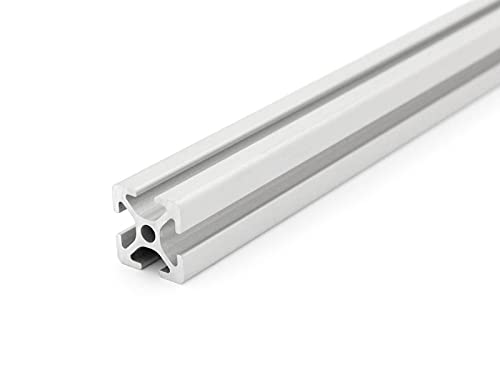 Aluminiumprofil 20x20L I-Typ Nut 5 (leicht), Silber eloxiert. Aluminium Profil 20x20 Alu Profil 20 x 20 Montage- Systemprofil 800mm von DOLD Mechatronik