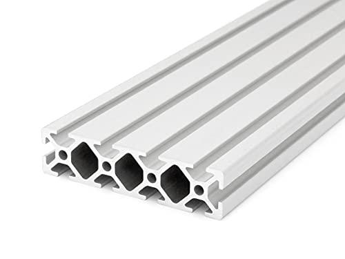 DOLD Mechatronik Aluminium-Montageprofil 20x80 I-Typ Nut 5 (leicht), Silber, Aluminiumprofil von DOLD Mechatronik
