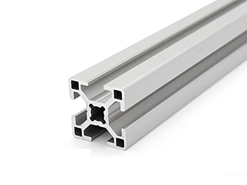 Aluminiumprofil 30x30L B-Typ Nut 8 (leicht), silber eloxiert. Aluminium Profil 30x30 Alu Profil 30 x 30 Montage- Systemprofil 500mm von DOLD Mechatronik