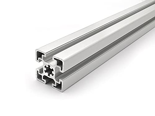 Aluminiumprofil 45x45S B-Typ Nut 10 (schwer), silber eloxiert. Aluminium Profil 45x45 Alu Profil 45 x 45 Montage- Systemprofil 2000mm von DOLD Mechatronik