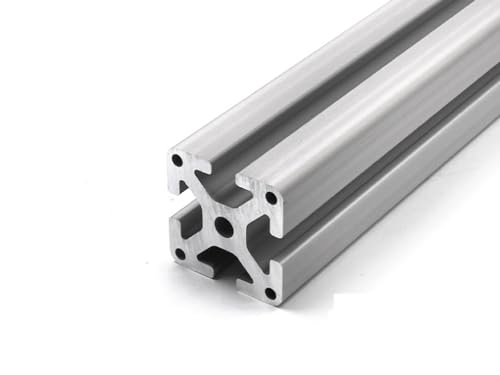 Aluminiumprofil 50x50L I-Typ Nut 10 (leicht) - Aluminiumprofile Aluminium Profil Alu Profile Montage Systemprofil Zuschnitt: 400mm von DOLD Mechatronik