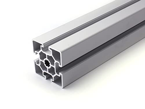 Aluminiumprofil 60x60L B-Typ Nut 10 (leicht), silber eloxiert. Aluminium Profil Alu Profil Montage- Systemprofil 1400mm von DOLD Mechatronik