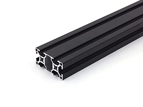 Aluminiumprofil schwarz 30x60L B-Typ Nut 8 (leicht). Aluminium Profil 30x60 Alu Profil 30 x 60 Montage- Systemprofil 980mm von DOLD Mechatronik