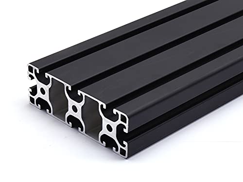 Aluminiumprofil schwarz 40x120L I-Typ Nut 8 (leicht). Aluminium Profil 40x120 Alu Profil 40 x 120 Montage- Systemprofil 580mm von DOLD Mechatronik