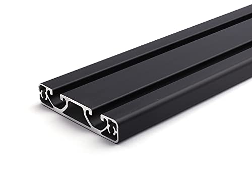 Aluminiumprofil schwarz 80x16E I-Typ Nut 8 (ultraleicht). Aluminium Profil 80x16 Alu Profil 80 x 16 Montage- Systemprofil 100mm von DOLD Mechatronik