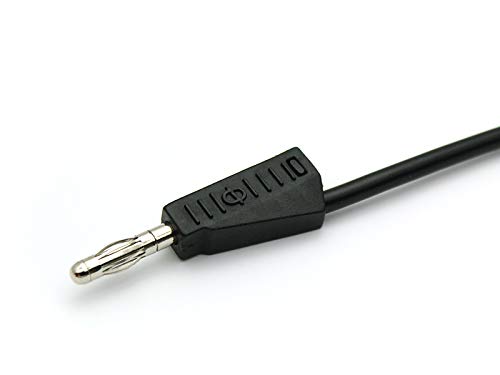 CAVI PER TEST, Laboratorio cavo con impilabili 4 mm Banana Connettori 0,5 meter 1qmm jbf, Nero CAVI PER TEST, Laboratorio cavo con impilabili 4 mm Banana Connettori 0,5 meter 1qmm jbf, Nero von DOLD Mechatronik