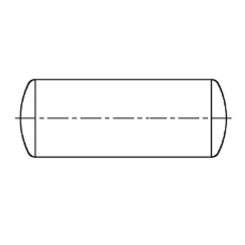 DIN 7 Zylinderstift ungehärtet, Stahl 8M6X50 von DOLD Mechatronik