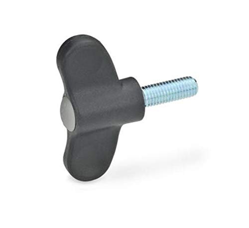 ELESA-Flügelschraube, Durchmesser 48mm, M8x20, Abdeckkappe grau ELESA-Flügelschraube, Durchmesser 48mm, M8x20, Abdeckkappe grau von DOLD Mechatronik