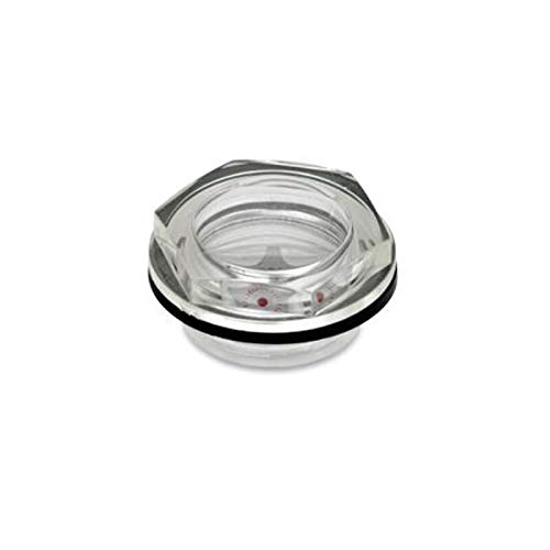 ELESA-Ölschauglas mit 25mm Schauöffnung und G 1" Gewinde, mit Reflektor von DOLD Mechatronik