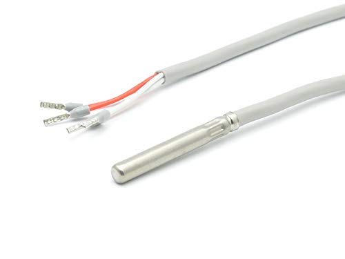 Kabel Temperaturfühler Kabellänge 5 m, Schutzrohr Ø 6 mm, 4 Leiter Pt100 von DOLD Mechatronik