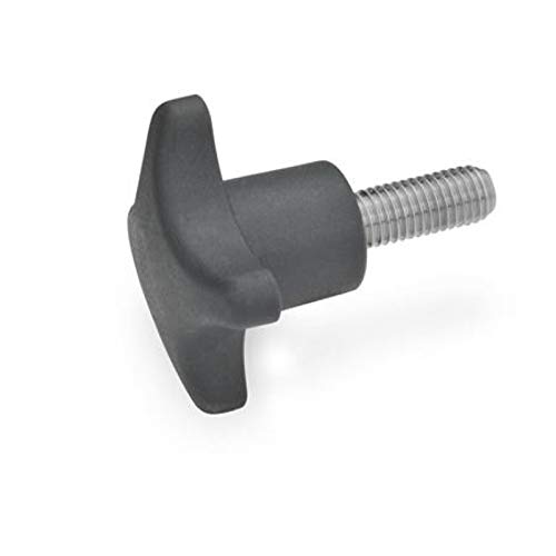 Kreuzgriffschraube, Gewindestift Edelstahl, Ø 40mm, M8x25 von DOLD Mechatronik