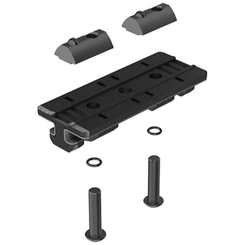 Profilgleiter ZN 40 x 80 Festlager (Set), Nut 8, 2 Gleitschuhe POM, mit Befestigungsmaterial von DOLD Mechatronik