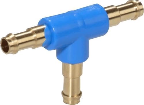 T-Steckverbinder 4mm, DN 3,2 VSSTT-4-MS - T-Stecknippel-Verbindung aus Messing und Kunststoff T-Steckverbinder 4mm, DN 3,2 VSSTT-4-MS - T-Stecknippel-Verbindung aus Messing und Kunststoff von DOLD Mechatronik