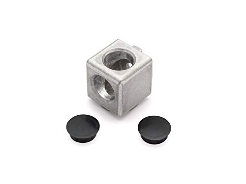 Würfelverbinder 2D 20 I-Typ Nut 5 + die Abdeckkappen Würfelverbinder 2D 20 I-Typ Nut 5 + die Abdeckkappen von DOLD Mechatronik