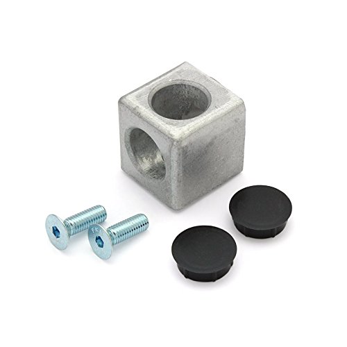 Würfelverbinder 2D 40 I-Typ Nut 8 inkl. Befestigungssatz und Abdeckkappen Würfelverbinder 2D 40 I-Typ Nut 8 inkl. Befestigungssatz und Abdeckkappen von DOLD Mechatronik