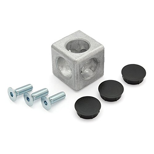 Würfelverbinder 3D 40 I-Typ Nut 8 inkl. Befestigungssatz und Abdeckkappen Würfelverbinder 3D 40 I-Typ Nut 8 inkl. Befestigungssatz und Abdeckkappen von DOLD Mechatronik