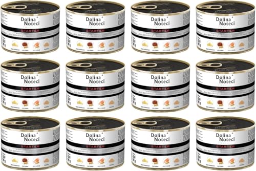 Dolina Noteci Premium Starter - Glutenfrei Nassfutter für laktierende Hündinnen 185g (12-er Pack) von DOLINA NOTECI