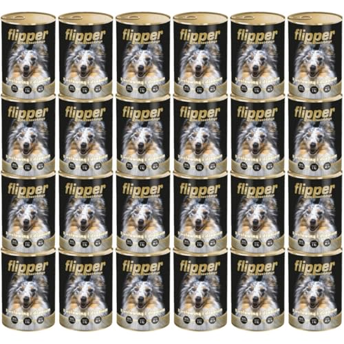 Flipper mit Rindfleisch und Geflügel Hundefutter nass 24x 400g Flipper mit Rindfleisch und Geflügel Hundefutter nass 24x 400g von DOLINA NOTECI