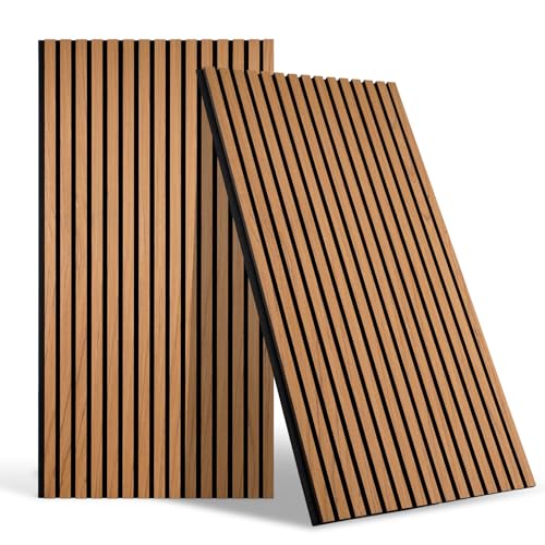 DOLLAR BOSS Holzpaneele für Wände, Akustikwandpaneele 240 x 60 cm, schallabsorbierende Holzlamellen, dekorative 3D-Wandpaneele, moderne Wanddekoration für Büro, Schlafzimmer, Küche, Eiche DOLLAR BOSS Holzpaneele für Wände, Akustikwandpaneele 240 x 60 cm, schallabsorbierende Holzlamellen, dekorative 3D-Wandpaneele, moderne Wanddekoration für Büro, Schlafzimmer, Küche, Eiche von DOLLAR BOSS
