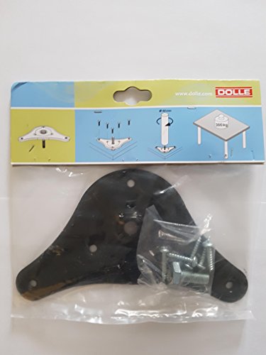 Anschraubplatte LEGTOP schwarz von DOLLE