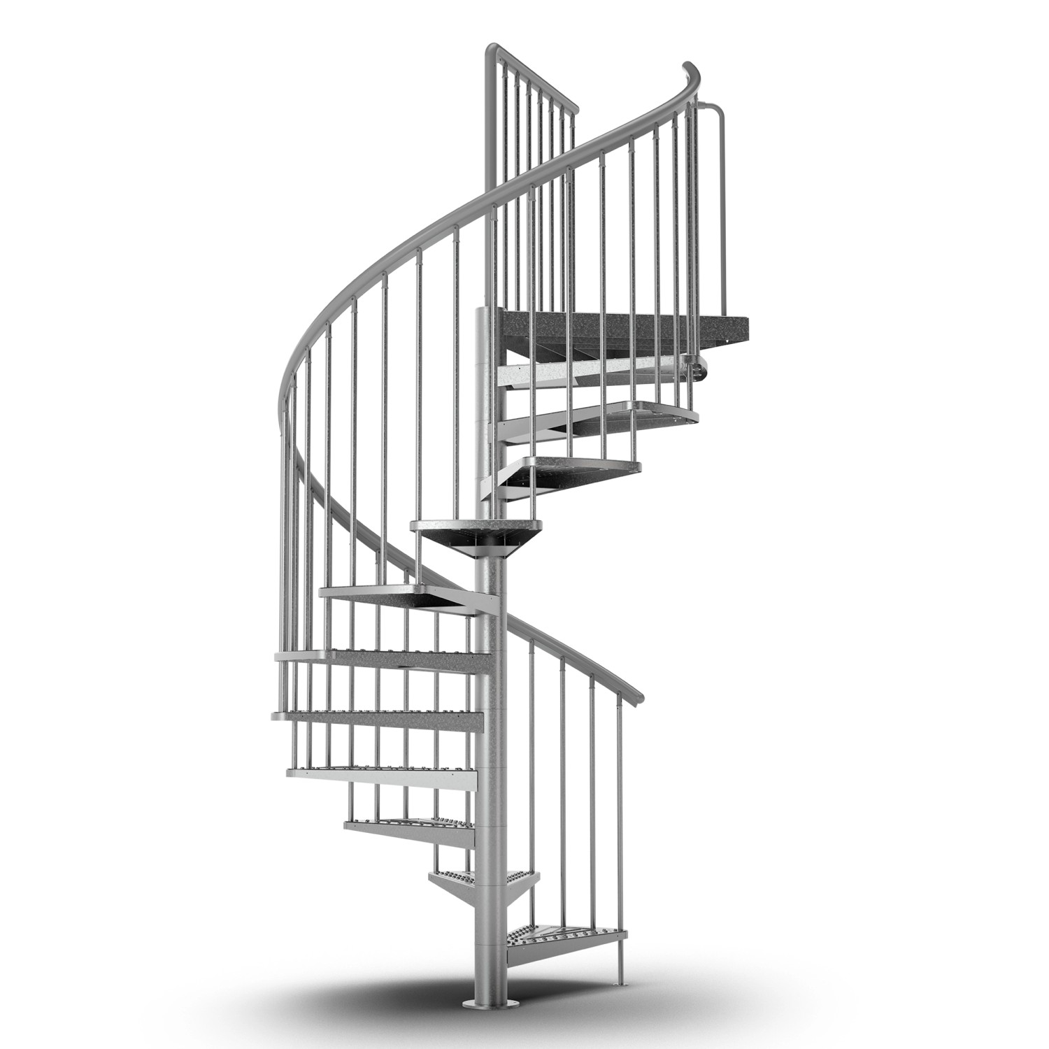 DOLLE Außenspindeltreppe Gardenspin mit Metallstufen Ø 155 cm Höhe bis 282 cm DOLLE Außenspindeltreppe Gardenspin mit Metallstufen Ø 155 cm Höhe bis 282 cm von DOLLE