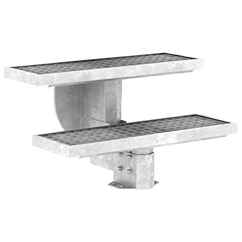 DOLLE Außentreppe Gardenstep mit 2 Stufen Höhe 37-45 cm Gitterroststufen 80 cm DOLLE Außentreppe Gardenstep mit 2 Stufen Höhe 37-45 cm Gitterroststufen 80 cm von DOLLE