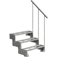 DOLLE Außentreppe »Gardentop«, 3 Einlegestufen, silber, 54 cm Geschosshöhe - silberfarben DOLLE Außentreppe »Gardentop«, 3 Einlegestufen, silber, 54 cm Geschosshöhe - silberfarben von DOLLE