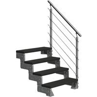 DOLLE Außentreppe »Gardentop«, 4 Vollstufen, anthrazit, 72 cm Geschosshöhe - grau DOLLE Außentreppe »Gardentop«, 4 Vollstufen, anthrazit, 72 cm Geschosshöhe - grau von DOLLE